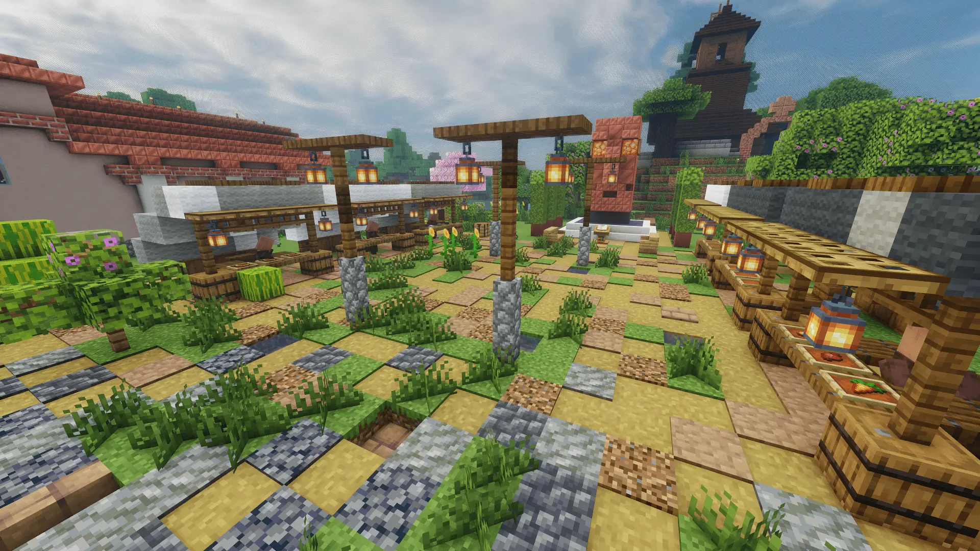 The marketplace is a vital part of the village. It’s where both locals and wandering traders gather to exchange goods. In the far end of the market stands a copper monument dedicated to the founder of Novoselytsia